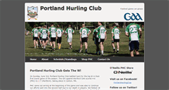 Desktop Screenshot of portlandhurling.com